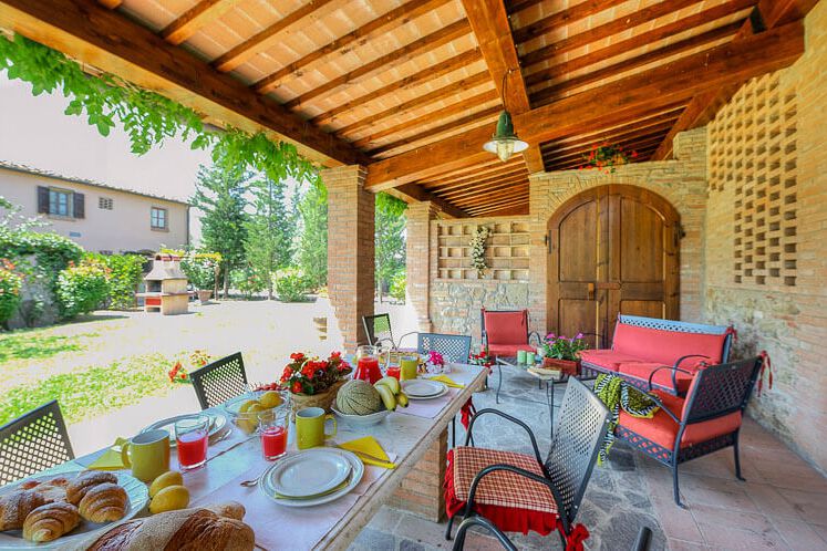Doppelhaushälfte Melograno Agriturismo Casa Montelopio mit Toskana-Charme