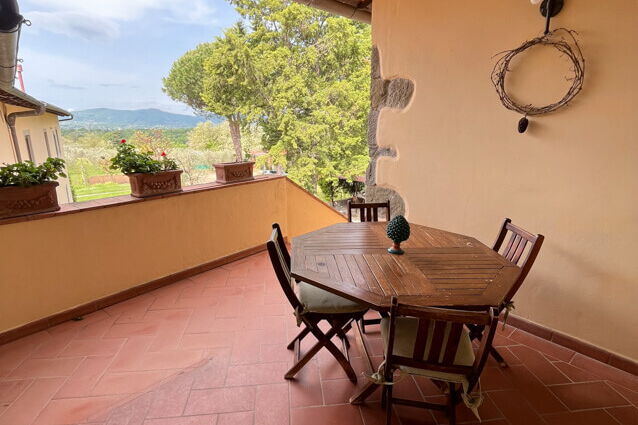 Toskana Ferienwohnung Colorino Weingut Agriturismo Casentino - für Familien mit Pool