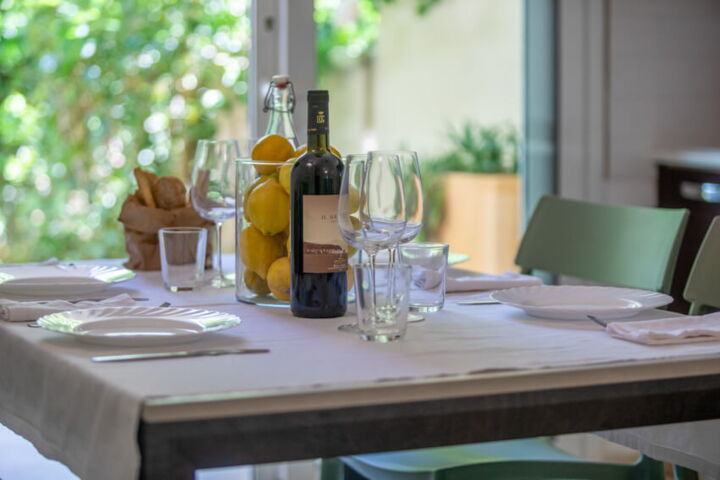 Toskana Agriturismo am Meer mit Pool Ferienwohnung Nr. 3 Wein
