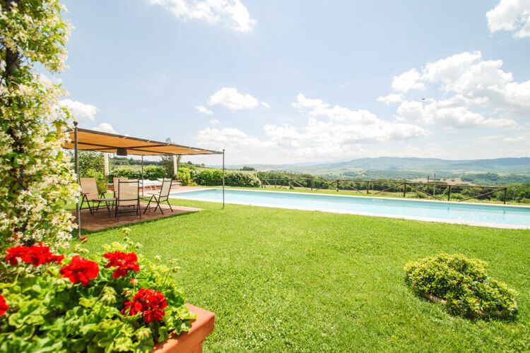 Toskana Luxus Ferienhaus Villa Finezza mit Pool für 10 Personen
