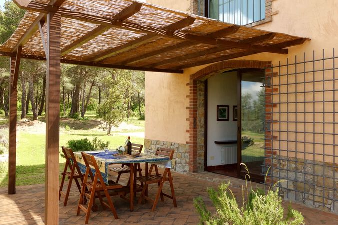 Ferienwohnung Riccio Terrasse im Toskana Agriturismo Residence Ramorino