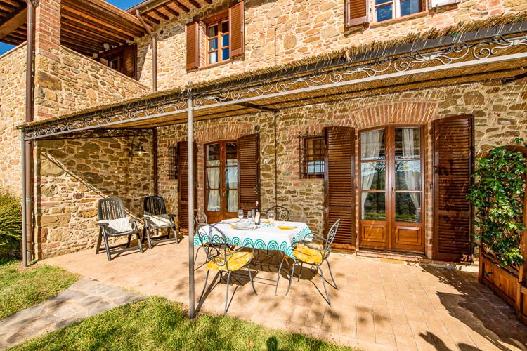 Toskana Ferienwohnung Cipresso mit Terrasse im Agriturismo Malagronda, Panorama-Pool