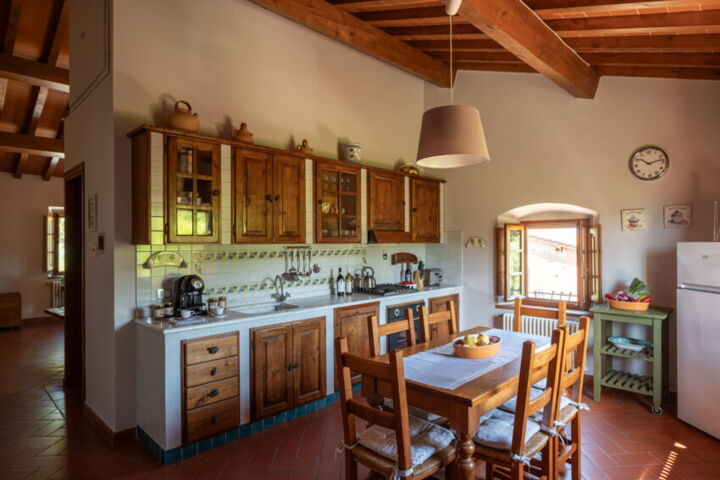 Ferienwohnung Colorino familienfreundliches Agriturismo Casentino Toskana Landgut mit Pool Küche