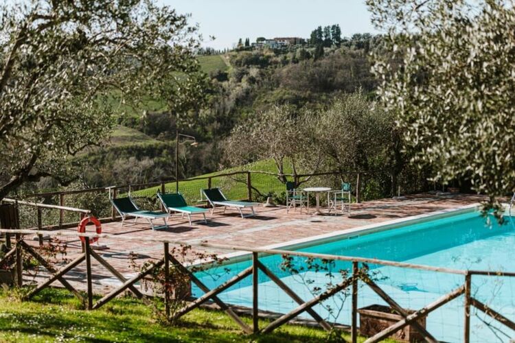 Ferienwohnung Legnaia Toskana Agriturismo Montealbino mit Pool und Frühstück