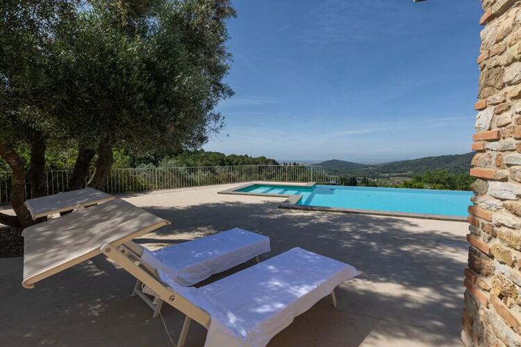 Ferienwohnung Nr. 5 Toskana Weingut Prata am Meer mit Pool