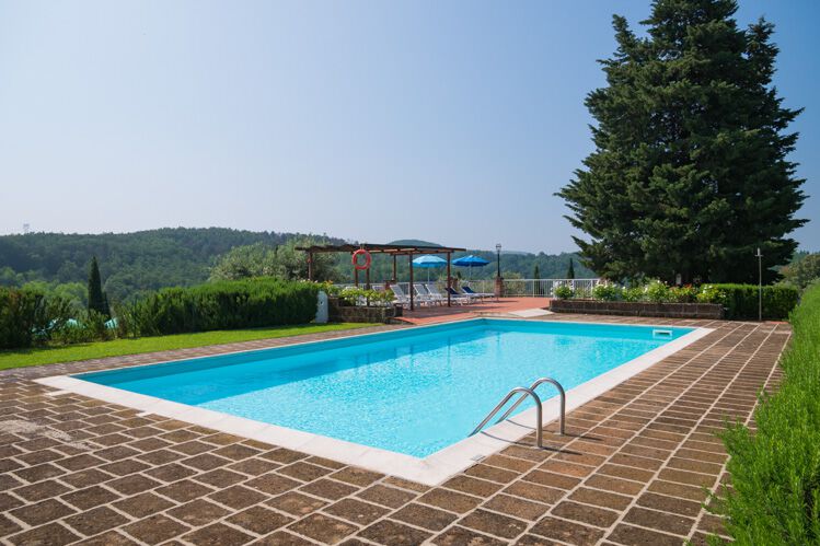 Doppelhaus Belvedere Toskana Agriturismo Pian Della Casa mit Pool bei San Gimignano