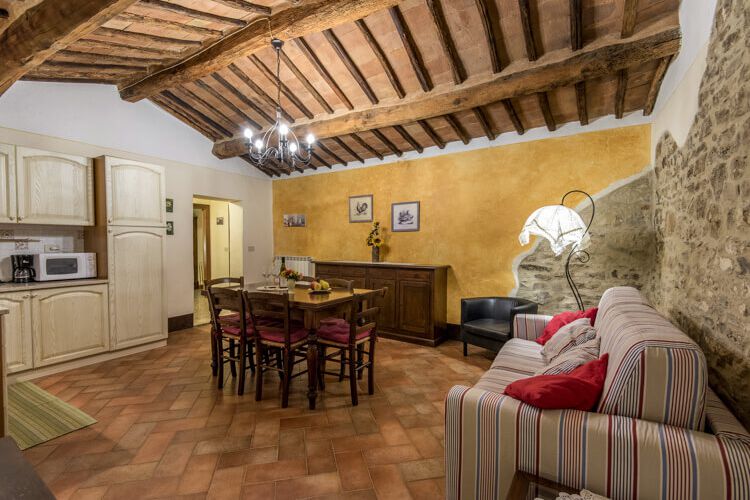 Ferienwohnung Bellavista  Toskana Agriturismo Sasso Storico mit Pool und Frühstück
