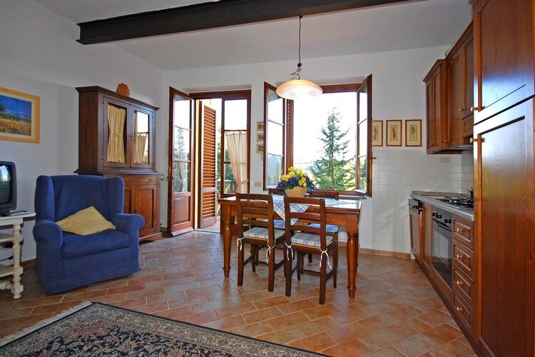 Ferienwohnung Quercia Toskana Chianti Agriturismo Tenuta I Cipressi mit Pool
