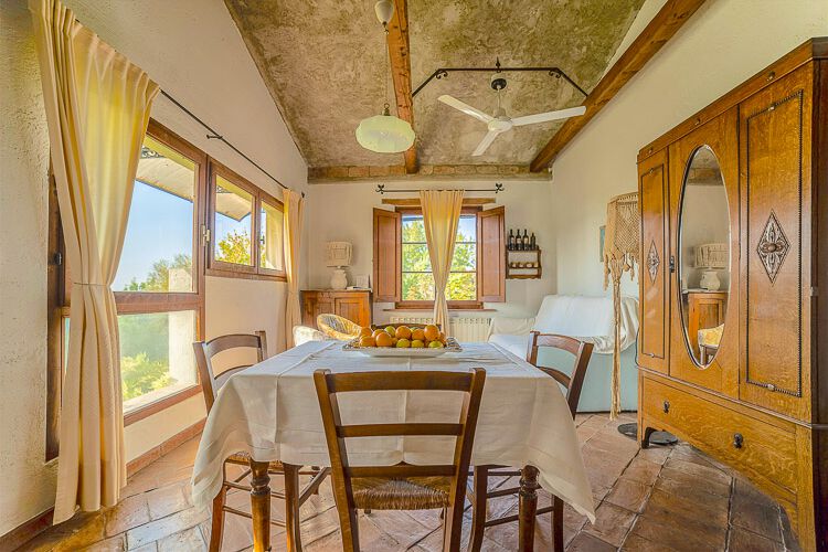 Ferienwohnung Libeccio toskanisches Weingut Fattoria Fondacio mit Panorama-Pool