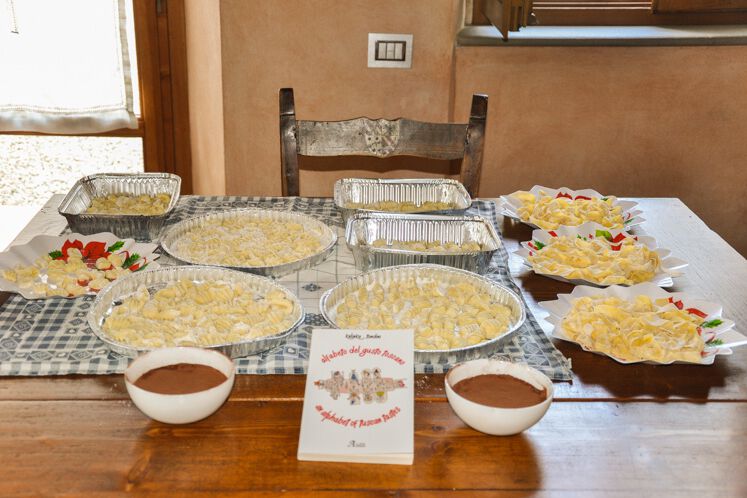 Doppelzimmer Nr. 4 Pesca in Albergo Settimo Cielo, mit Pool und Toskana-Panorama