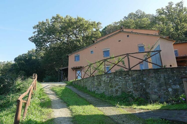 Ferienwohnung Violette Agriturismo Castagneto mit Meerblick