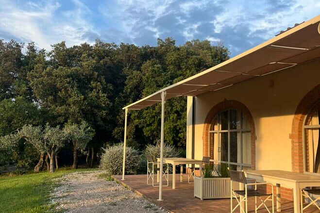 Ferienwohnung Nr. 6 Toskana Weingut Agriturismo Prata am Meer mit Pool