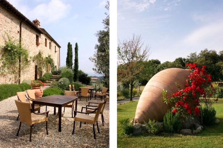 Doppelzimmer Deluxe Garden mit Terrasse Nr. 13 B im Toskana Landgut Atmosfera (Zimmer-Kategorie garantiert)