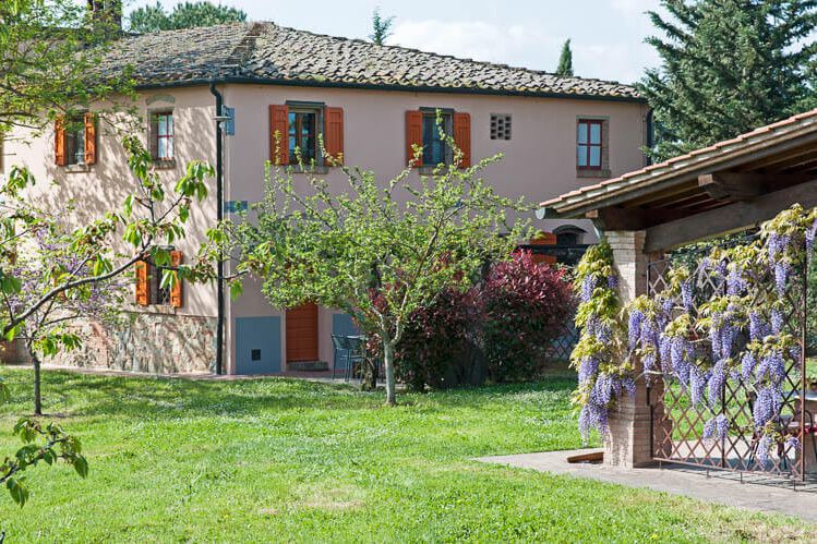 Doppelhaus Girasole Toskana Agriturismo Casa Montelopio mit Pool