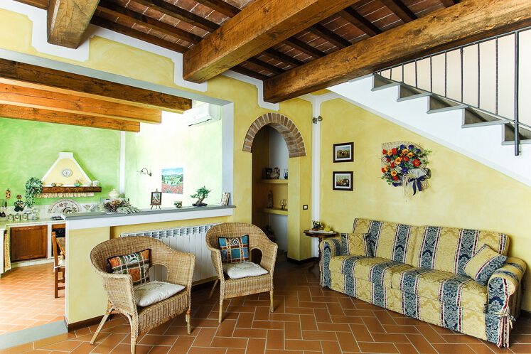 Ferienwohnung Casale Renai 1 Toskana Agriturismo mit Pool bei San Gimignano und Florenz