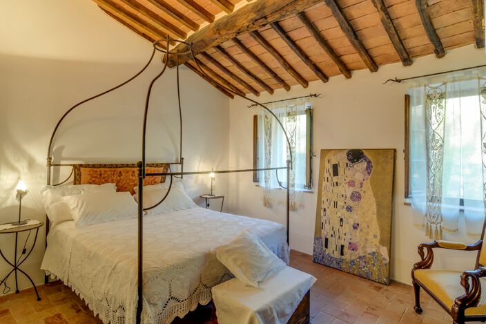 Doppelzimmer Gelsomino Giardino al Sole im Toskana Landgut mit Pool bei Montepulciano