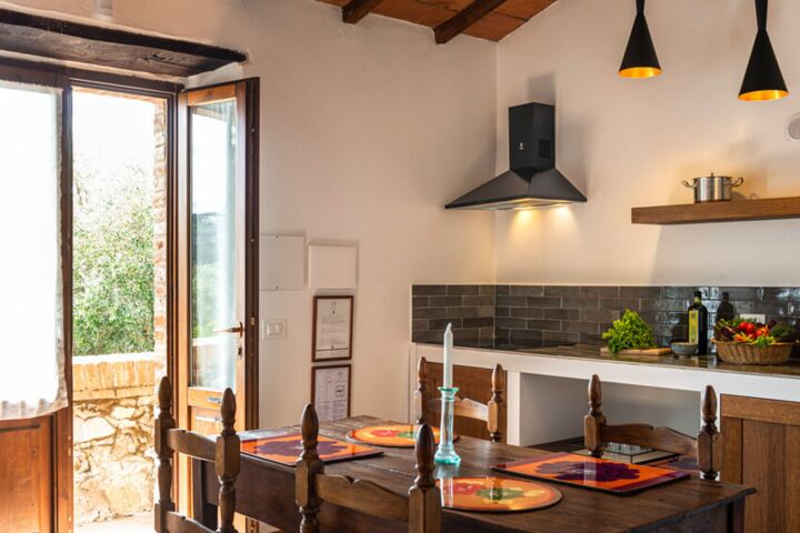 Toskana Agriturismo Il Cicalino Ferienwohnung Cicalino 6 Eingang