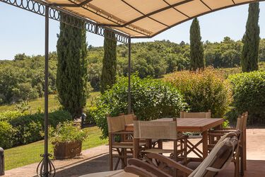 Weingut Alla Jesolana Toskana Ferienwohnungen mit Pool, Restaurant im Chianti