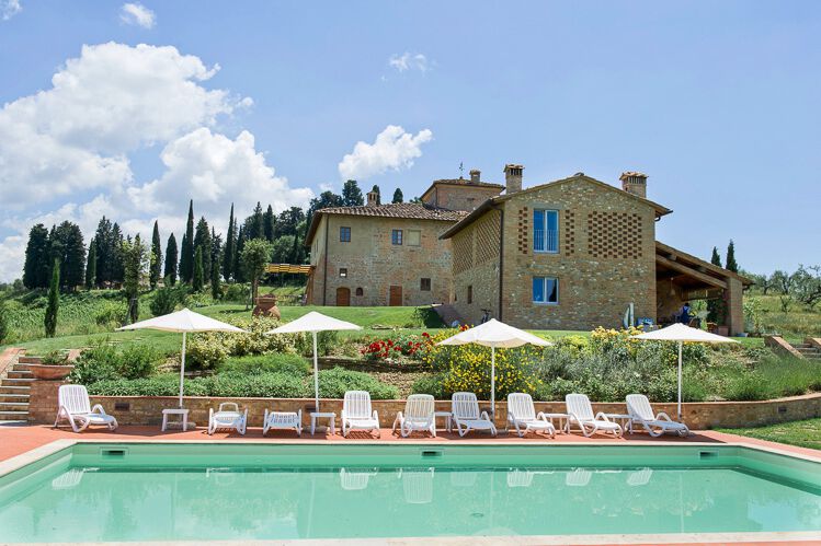 Toskana Ferienwohnung Tordo, Agriturismo Tenuta Sticciano mit Pool