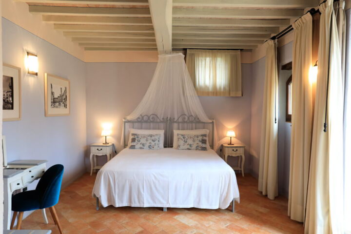 Doppelzimmer Nr. 1, Toskana, Hotel Antico Mulino, mit Pool bei San Gimignano