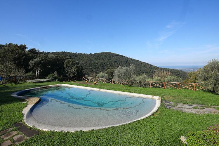 Ferienwohnung Fiordaliso im Agriturismo Castagneto mit Meerblick