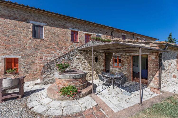 Ferienwohnung Primula im Agriturismo Aquila in der Toskana, mit Pool