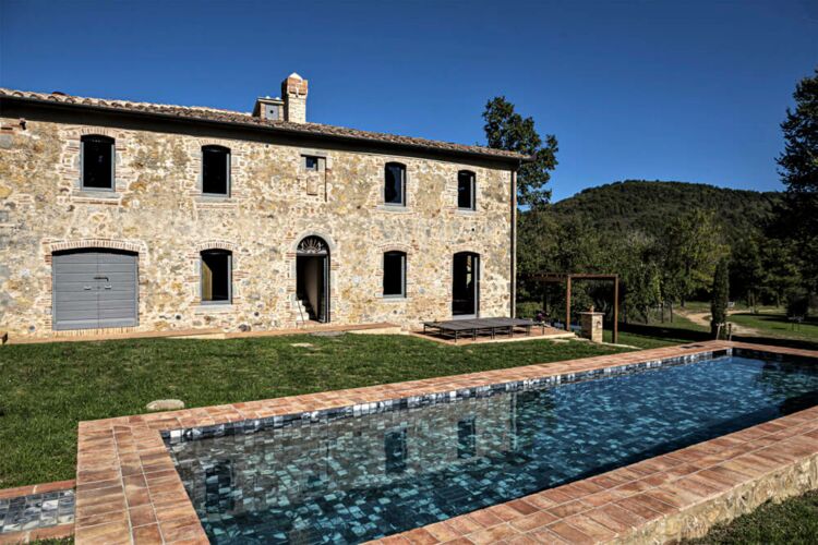 Ferienhaus Toskana Villa La Farma bei Grosseto mit Pool und eigenem Garten