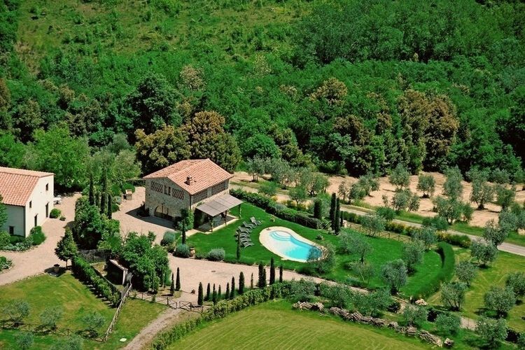 Ferienhaus Villa Cabbiallina, Pool mit Toskana-Panorama, Hund erwünscht