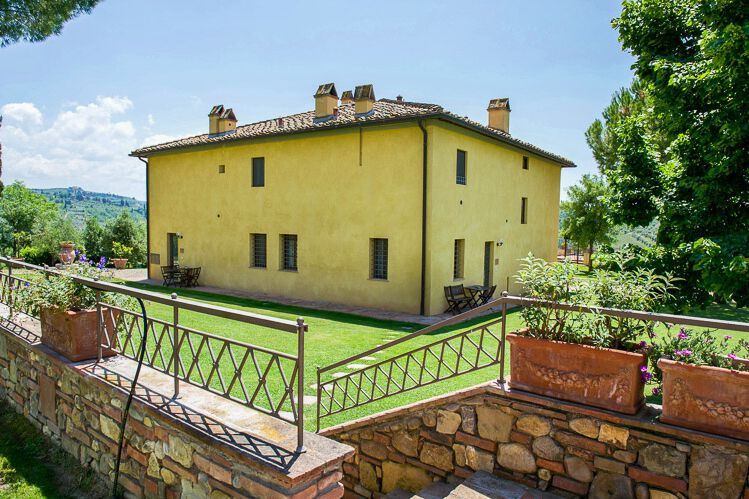 Ferienwohnung Picchio Toskana Agriturismo Weingut Tenuta Sticciano mit Pool Urlaub