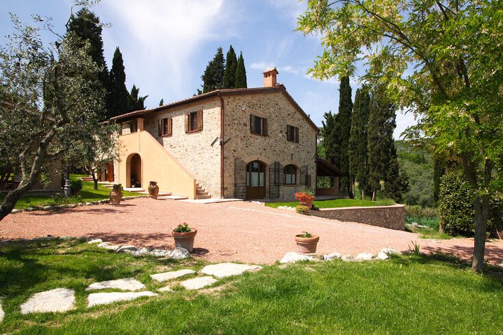 Ferienwohnung Frantoio im kinderfreundlichen Öko-Agriturismo Casa Graziosa mit Pool und eigener Terrasse