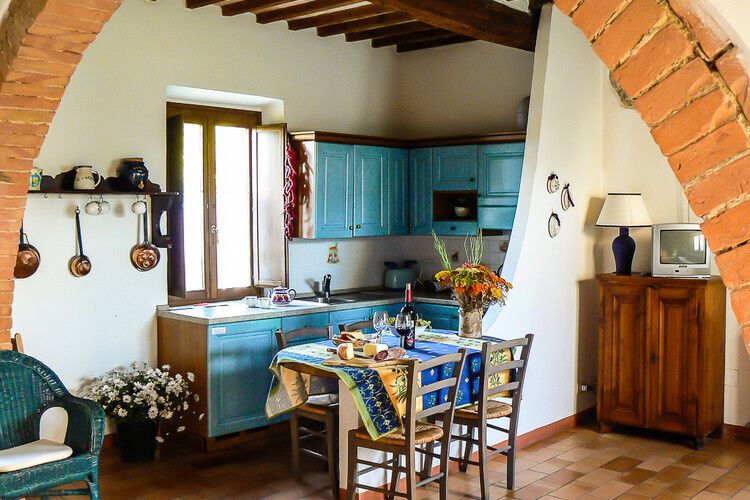 Ferienwohnung Cisto im Toskana Agriturismo Casa Murlo mit Pool