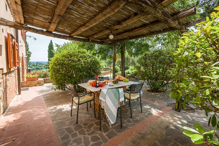 Ferienwohnung mit Toskana-Charme mit Terrasse und Pool
