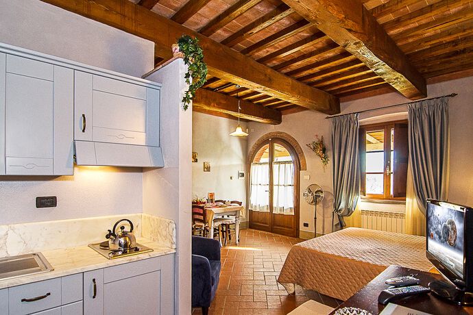 Ferienwohnung Querce Toskana Weingut Valli Ferone Meernähe und Pool