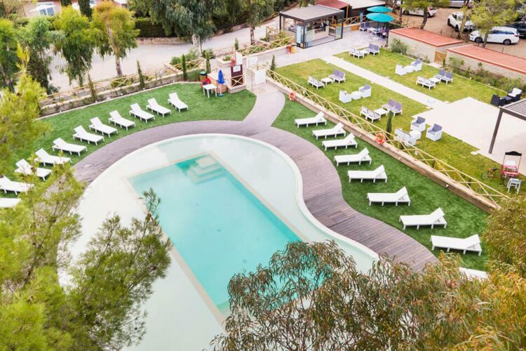 Doppelzimmer Nr. 2 im Agriturismo Vicino al Mare mit Pool am Meer