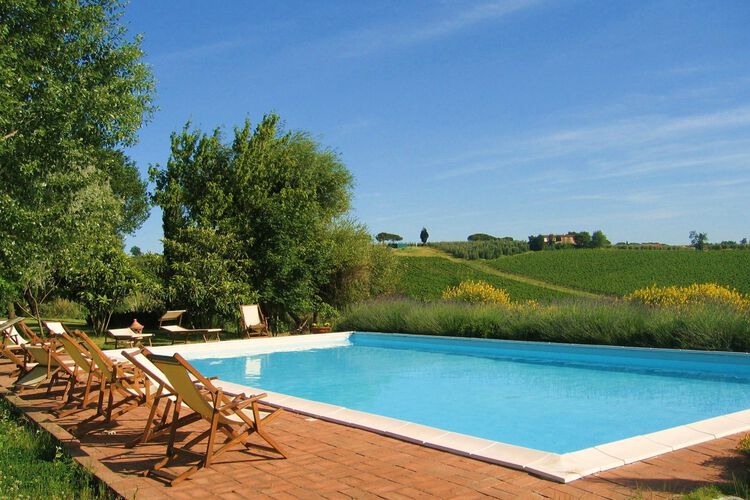 Ferienwohnung Limonaia Toskana Weingut Fattoria Fondacio bei Florenz mit Pool