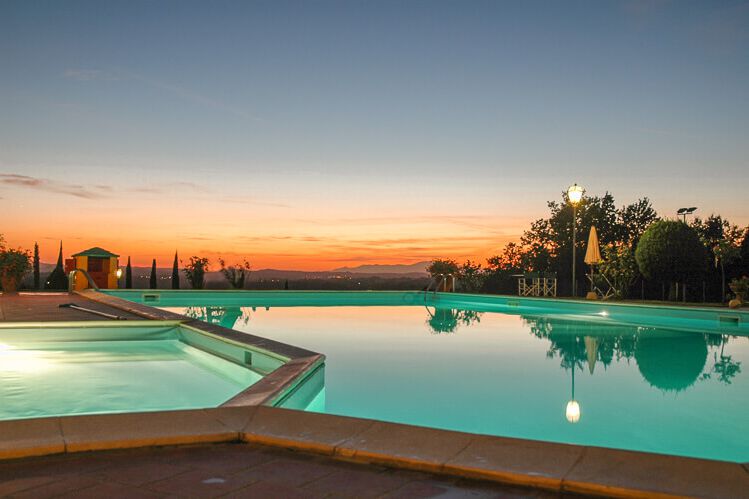 Toskana Ferienwohnung Granaio im Chianti-Landgut Villa Panconesi mit Pool