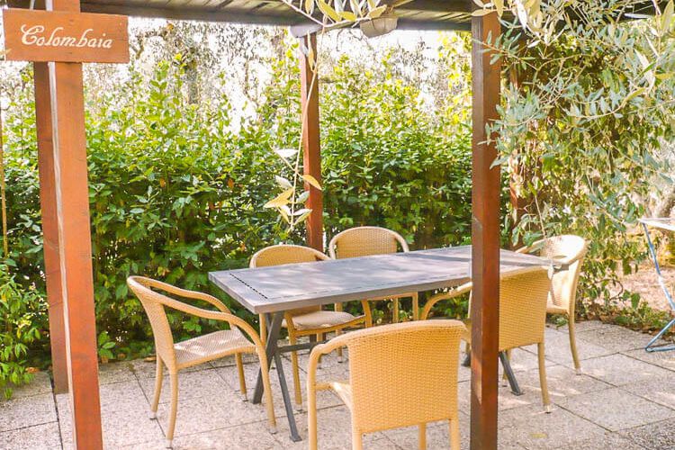 Toskana Ferienwohnung Colombaia im Chianti - Landgut Villa Panconesi mit Pool