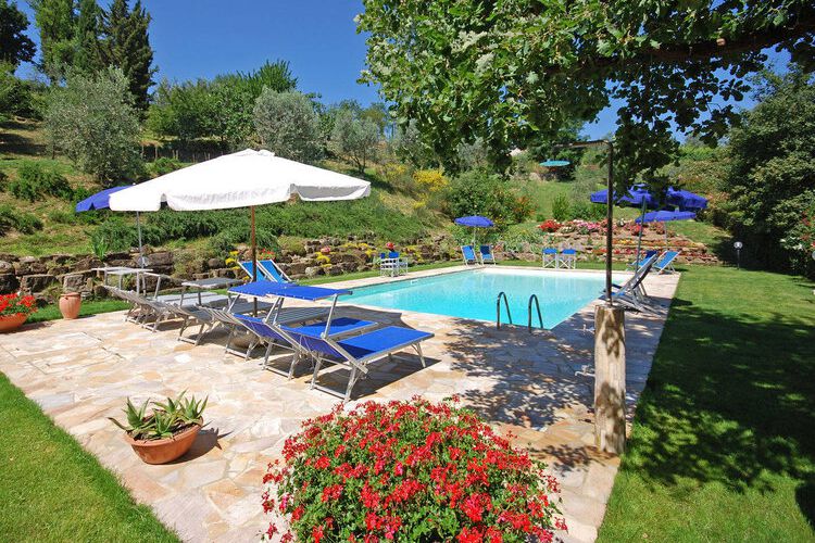 Ferienwohnung Leccio Agriturismo Tenuta I Cipressi mit Pool in der Toskana bei Siena