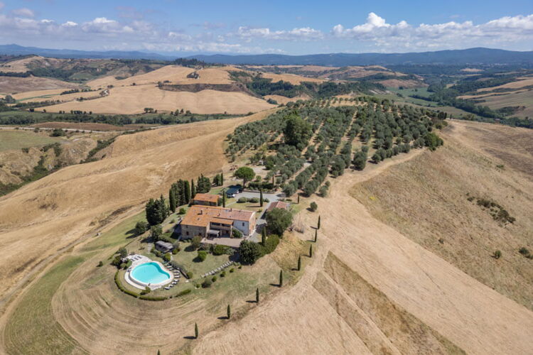 Ferienwohnung Fiordaliso im Agriturismo Aquila in der Toskana, mit Pool
