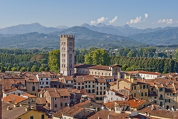 Stadt Lucca in der Toskana