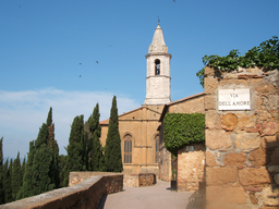Stadt Pienza in der südlichen Toskana
