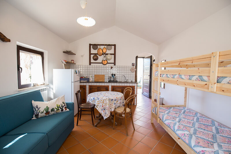 Toskana Agriturismo Ferienwohnung Mandriolo Le Stelle B&B mit Pool in Meernähe Essplatz