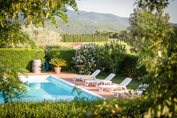 Ferienwohnung Il Balchetto im Agriturismo und Toskana Weingut Il Riposo am Meer in der Region der Maremma