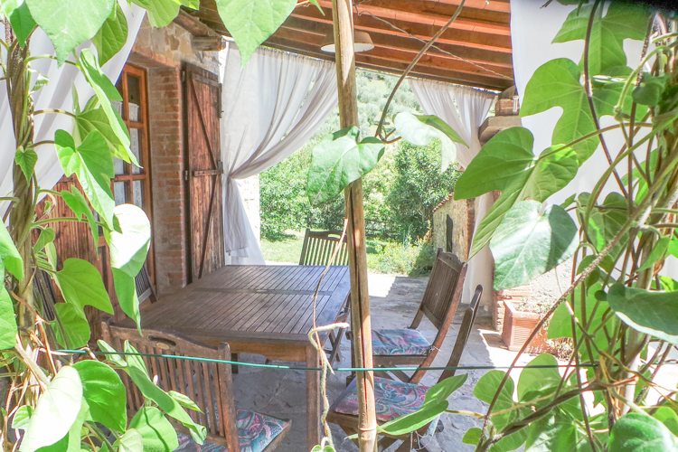 Ferienwohnung La Foglia im Toskana Agriturismo Villa Celata am Meer mit Pool