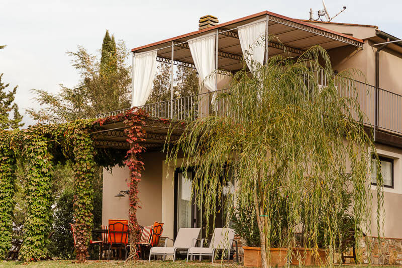 Weingut Il Vigneto Toskana Agriturismo in der Maremma mit Pool Ferienwohnung Granaio Außenansicht