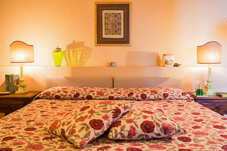 Doppelzimmer Classic Marrone im Toskana Edel-Hotel Relais Fonte Fossoli mit Pool am Meer