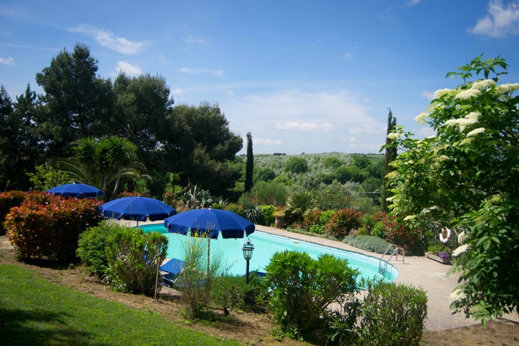 Ferienhaus Portico im Toskana Agriturismo Casale Maremma am Meer mit Pool