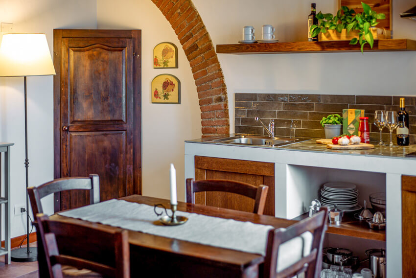 Maremma Agriturismo Il Cicalino Ferienwohnung Ceppo 5 Esstisch