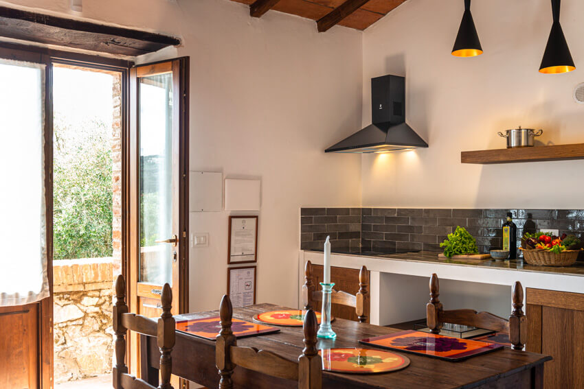 Toskana Agriturismo Il Cicalino Ferienwohnung Cicalino 6 Eingang