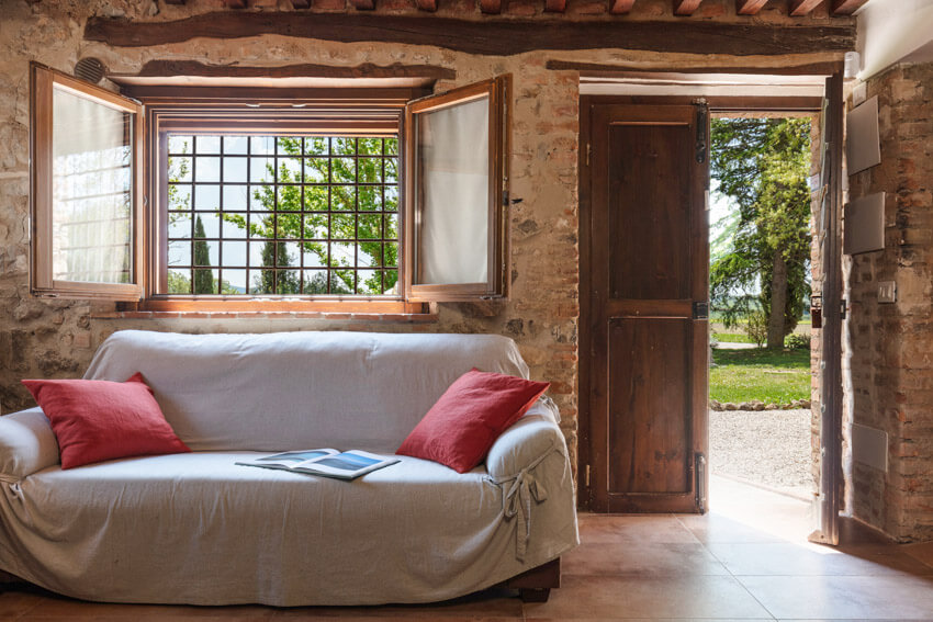 Toskana Agriturismo Il Cicalino mit Pool Ferienwohnung Lame D Eingang
